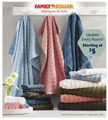 Family Dollar Flyer - 02/16/2025 - 04/06/2025.