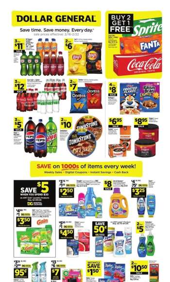 Dollar General Flyer - 02/16/2025 - 02/22/2025.