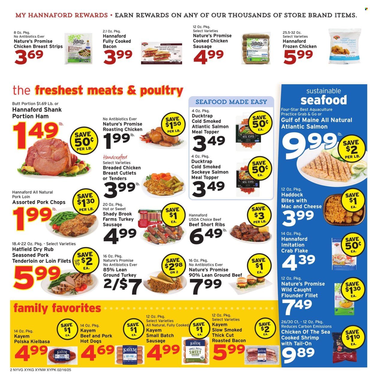 Hannaford ad - 02/16/2025 - 02/22/2025. Page 2