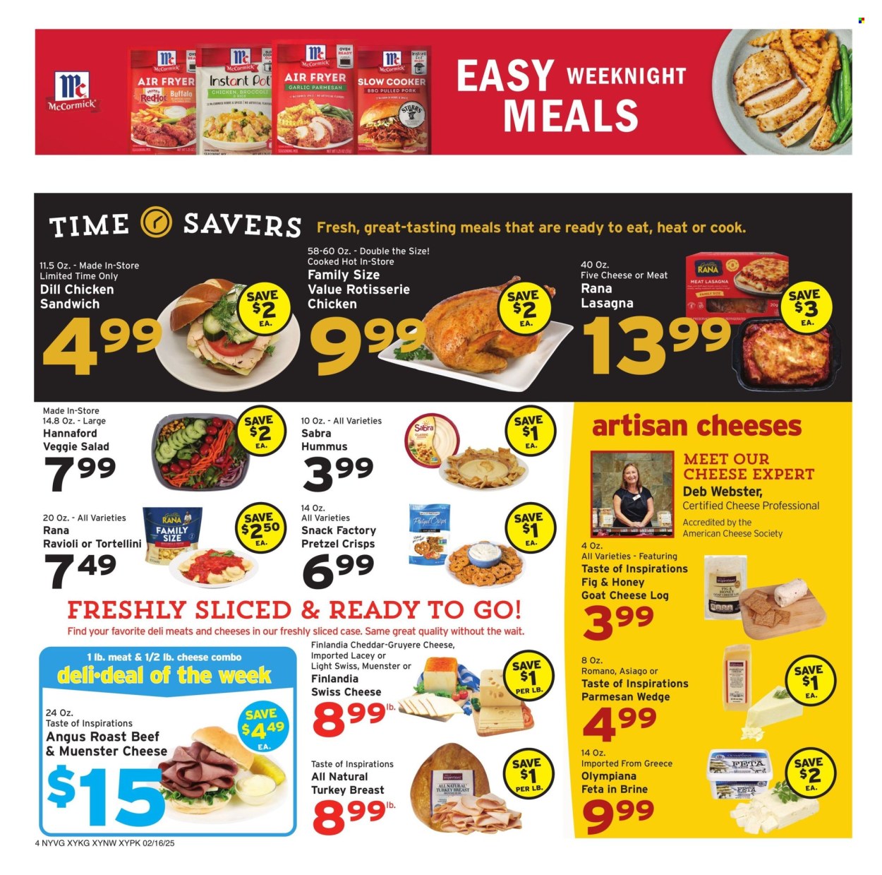 Hannaford ad - 02/16/2025 - 02/22/2025. Page 4