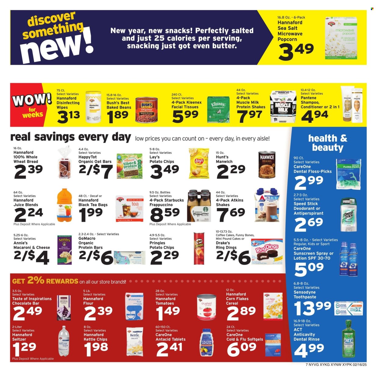 Hannaford ad - 02/16/2025 - 02/22/2025. Page 7