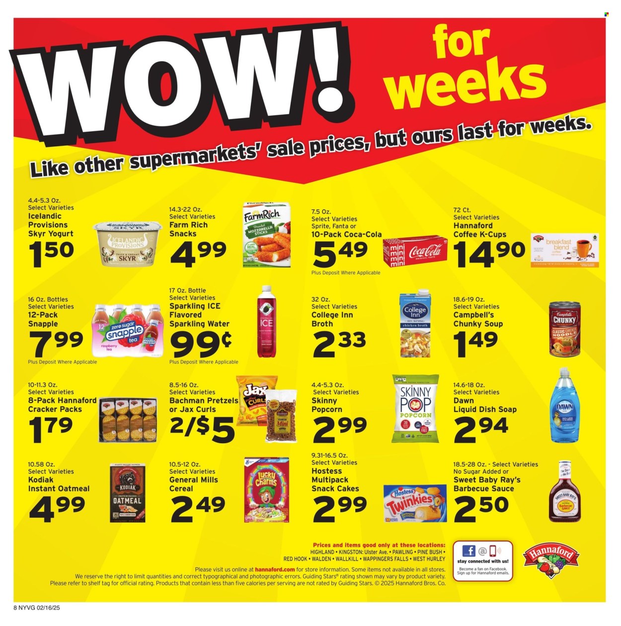 Hannaford ad - 02/16/2025 - 02/22/2025. Page 8