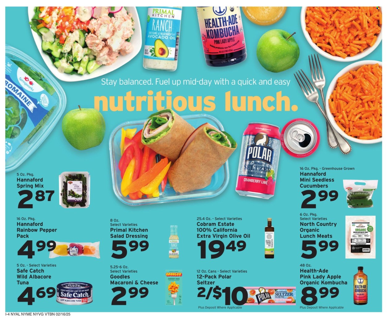 Hannaford ad - 02/16/2025 - 02/22/2025. Page 12