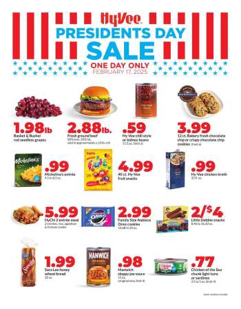 Hy-Vee Flyer - 02/17/2025 - 02/17/2025.