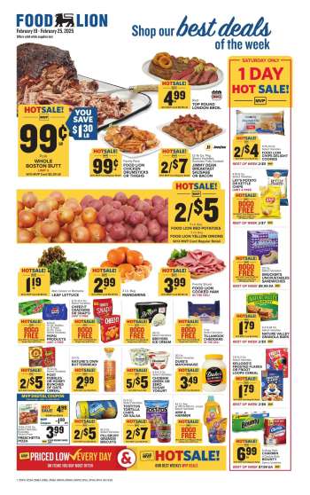 Food Lion Flyer - 02/19/2025 - 02/25/2025.
