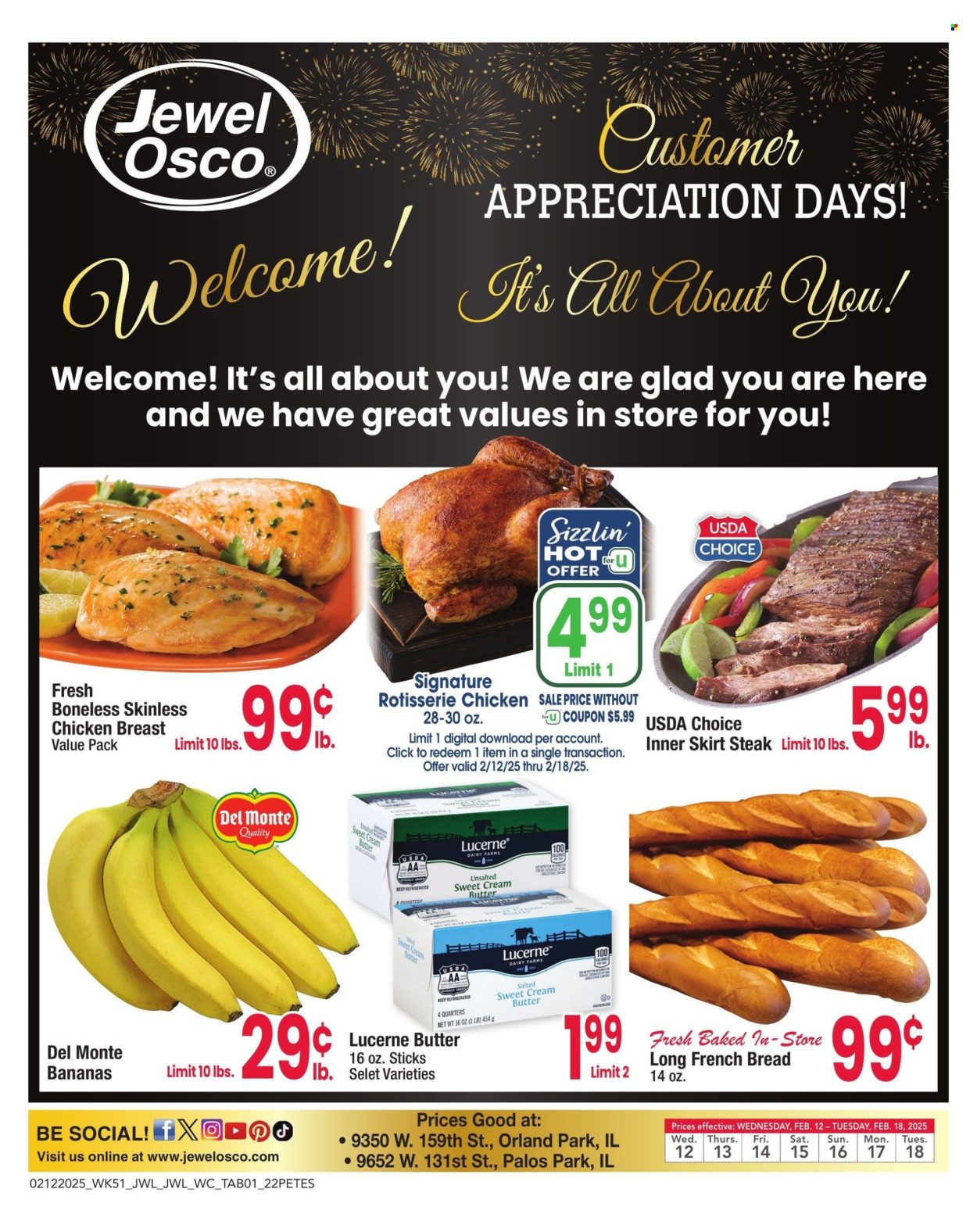 Jewel Osco ad - 02/12/2025 - 02/18/2025. Page 1