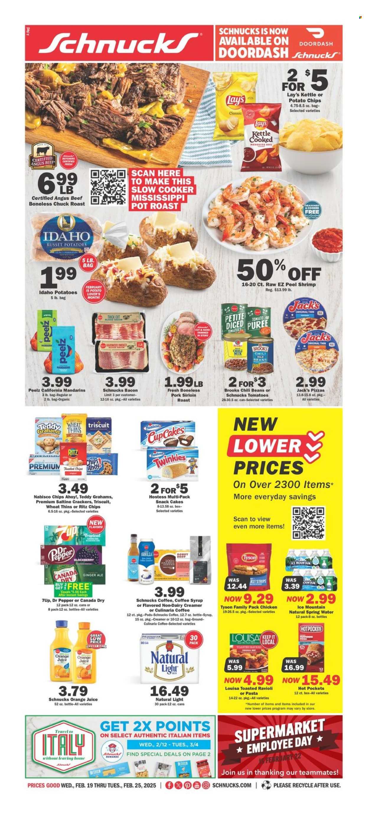Schnucks ad - 02/19/2025 - 02/25/2025. Page 1