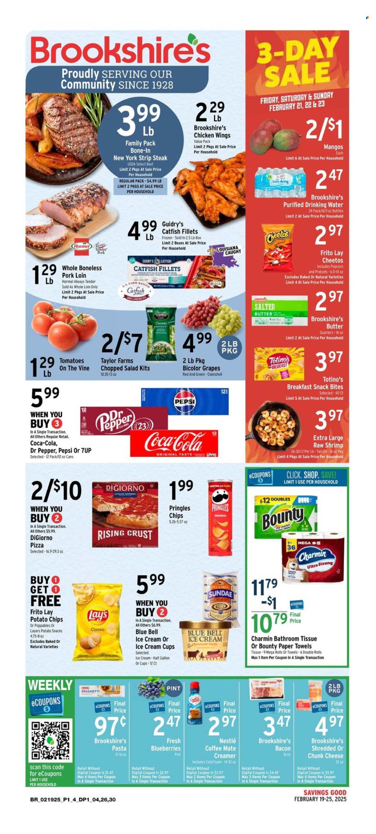 Brookshires ad - 02/19/2025 - 02/25/2025. Page 1