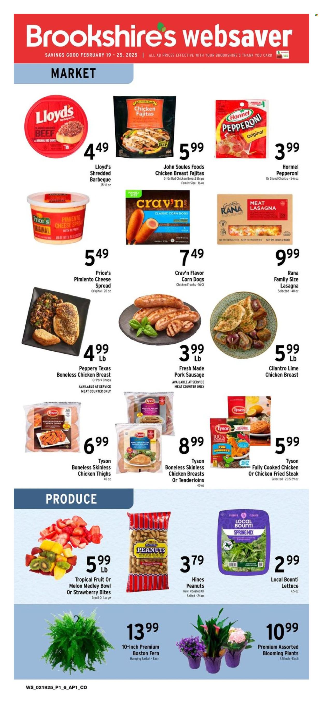 Brookshires ad - 02/19/2025 - 02/25/2025. Page 1