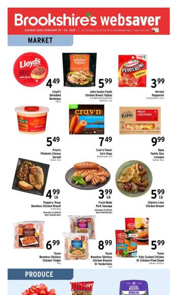 Brookshires Flyer - 02/19/2025 - 02/25/2025.