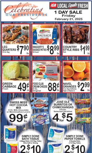 IGA Flyer - 02/19/2025 - 02/25/2025.
