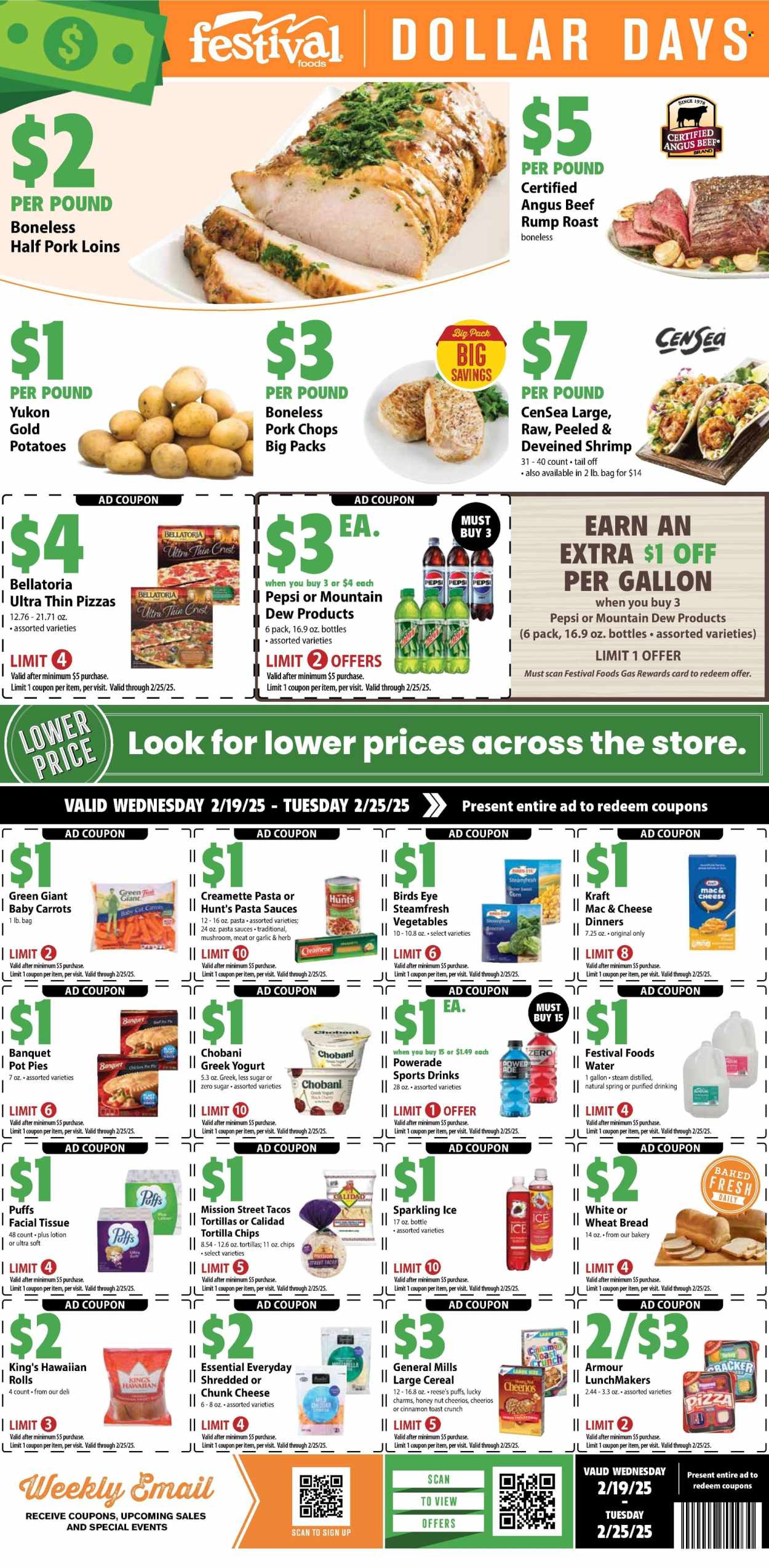Festival Foods ad - 02/19/2025 - 02/25/2025. Page 1