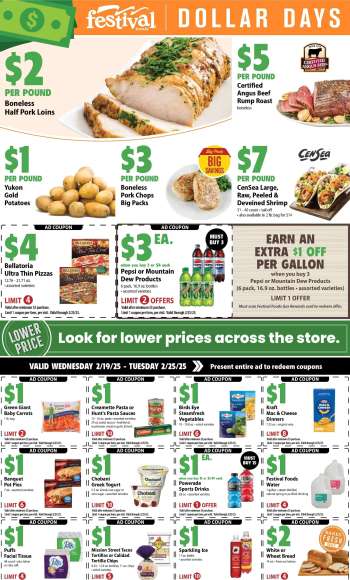 Festival Foods Flyer - 02/19/2025 - 02/25/2025.