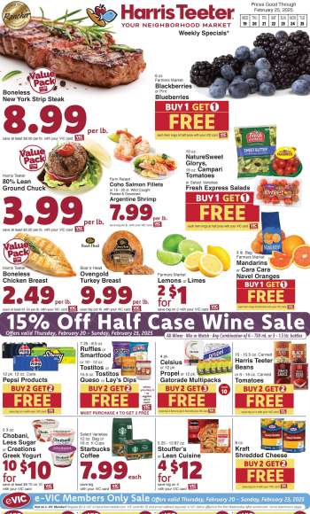 Harris Teeter Flyer - 02/19/2025 - 02/25/2025.