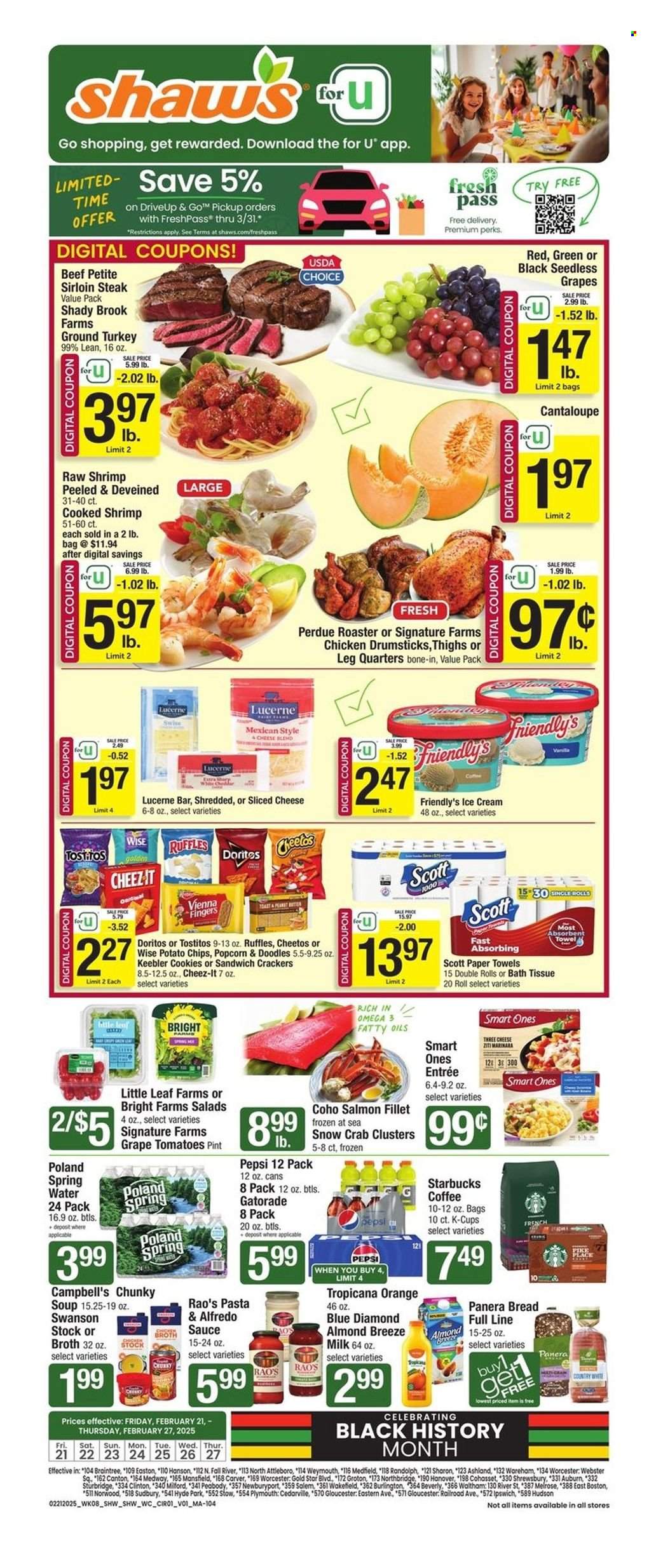 Shaw’s ad - 02/21/2025 - 02/27/2025. Page 1