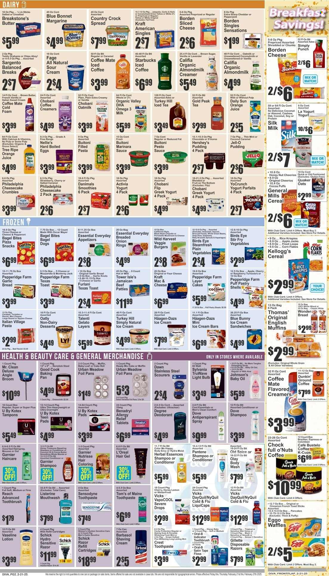 Key Food ad - 02/21/2025 - 02/27/2025. Page 2