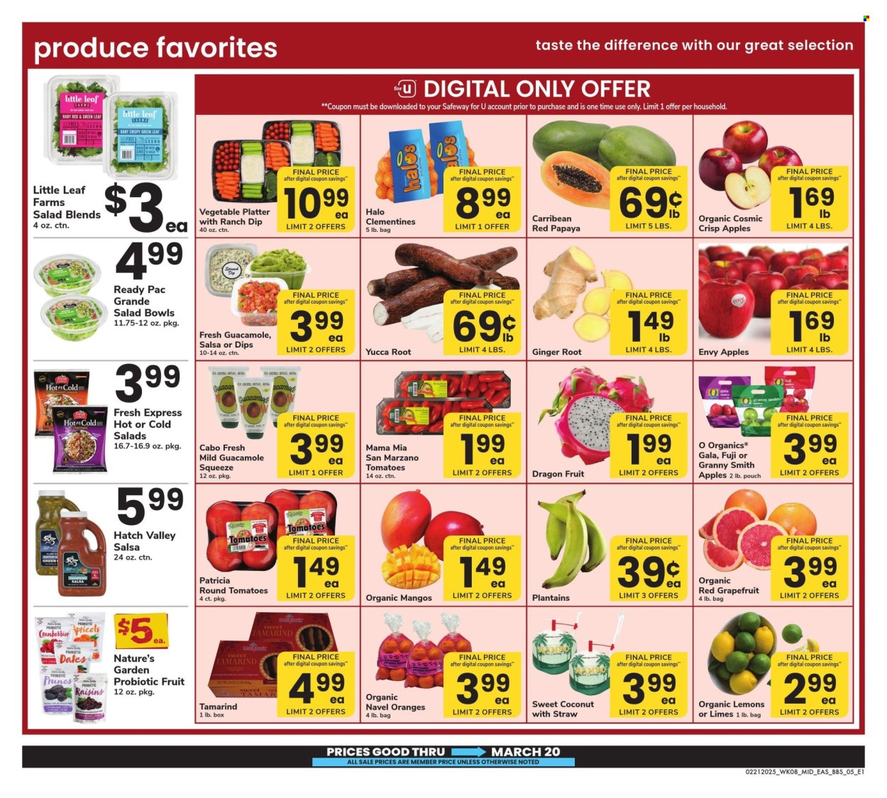 Safeway ad - 02/21/2025 - 03/20/2025. Page 5