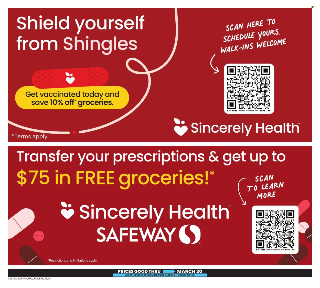 Safeway ad - 02/21/2025 - 03/20/2025. Page 28