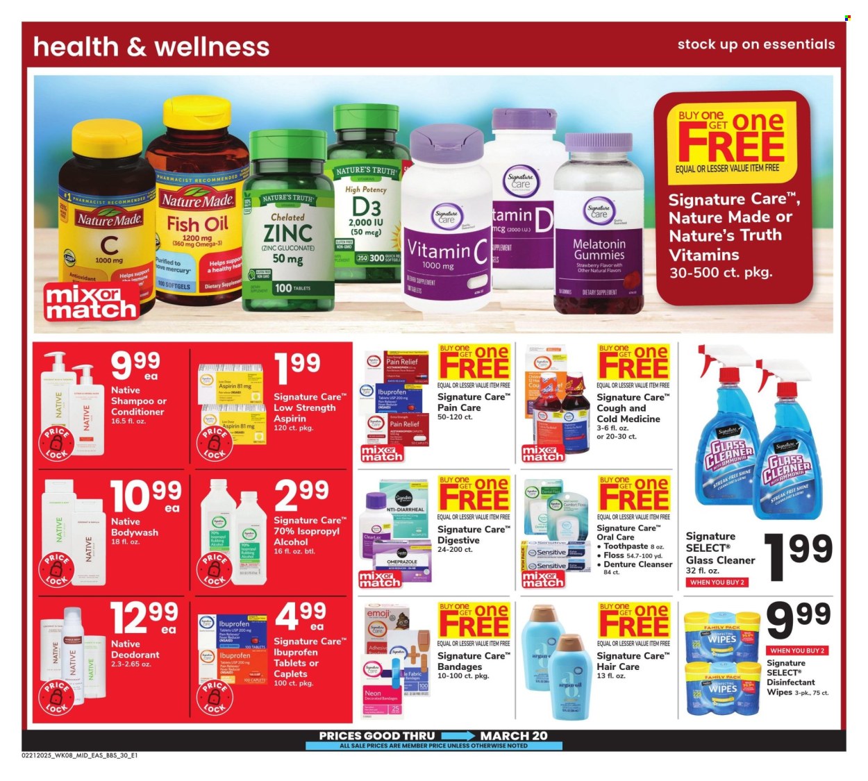 Safeway ad - 02/21/2025 - 03/20/2025. Page 30