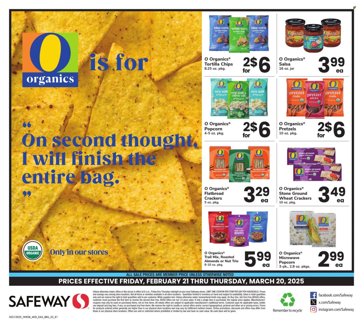 Safeway ad - 02/21/2025 - 03/20/2025. Page 32