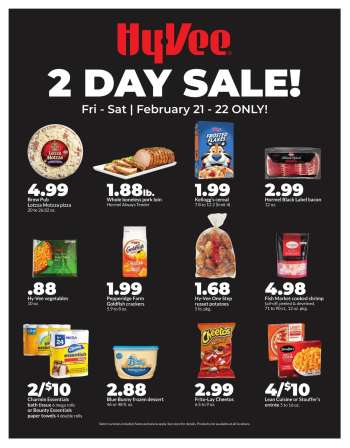 Hy-Vee Flyer - 02/21/2025 - 02/22/2025.