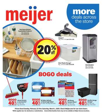 Meijer Flyer - 02/23/2025 - 03/01/2025.