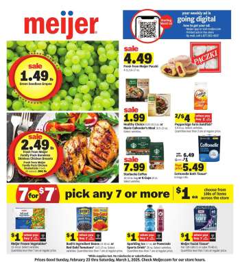 Meijer Flyer - 02/23/2025 - 03/01/2025.