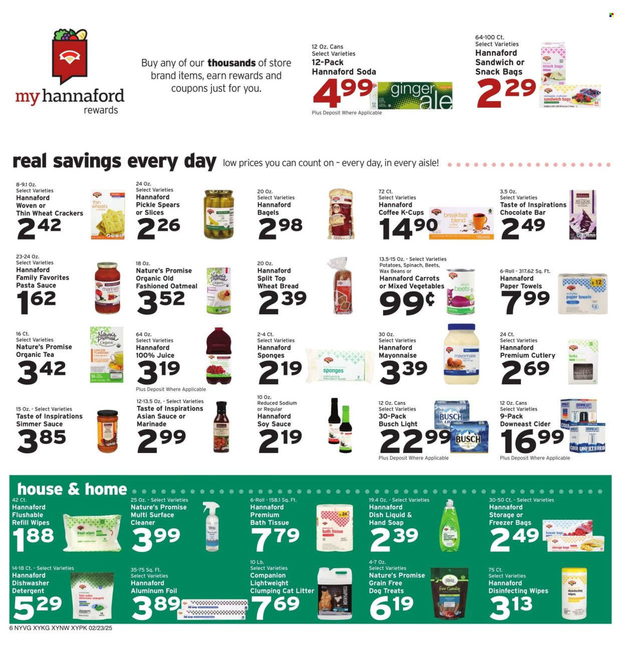 Hannaford ad - 02/23/2025 - 03/01/2025. Page 6