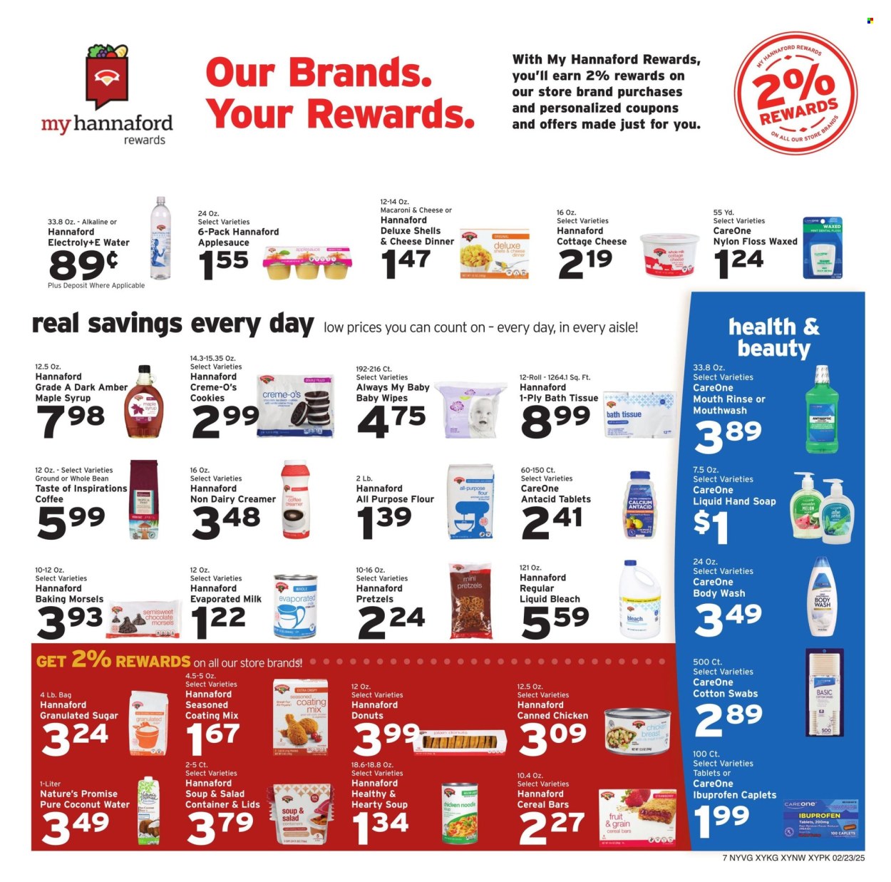 Hannaford ad - 02/23/2025 - 03/01/2025. Page 7
