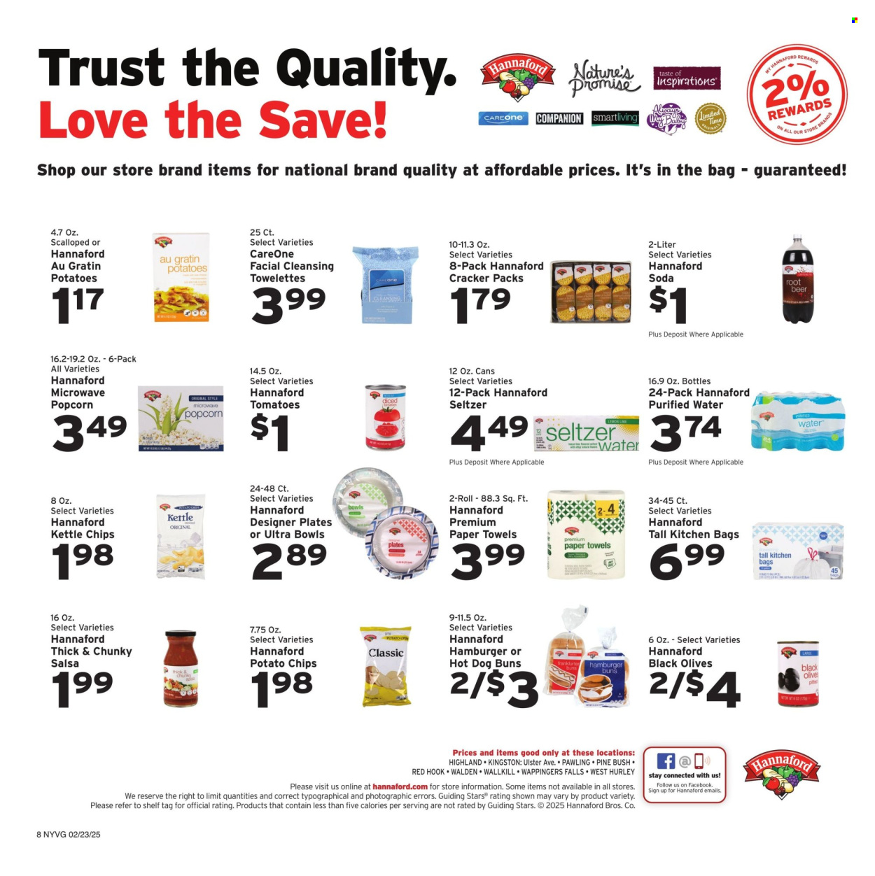 Hannaford ad - 02/23/2025 - 03/01/2025. Page 8