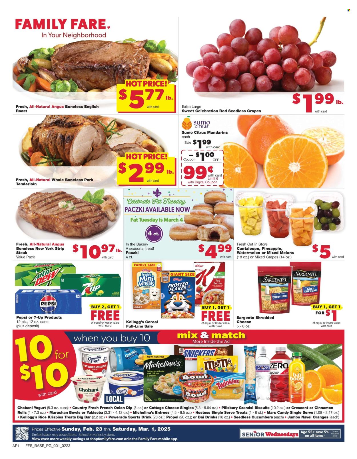 Family Fare ad - 02/23/2025 - 03/01/2025. Page 1