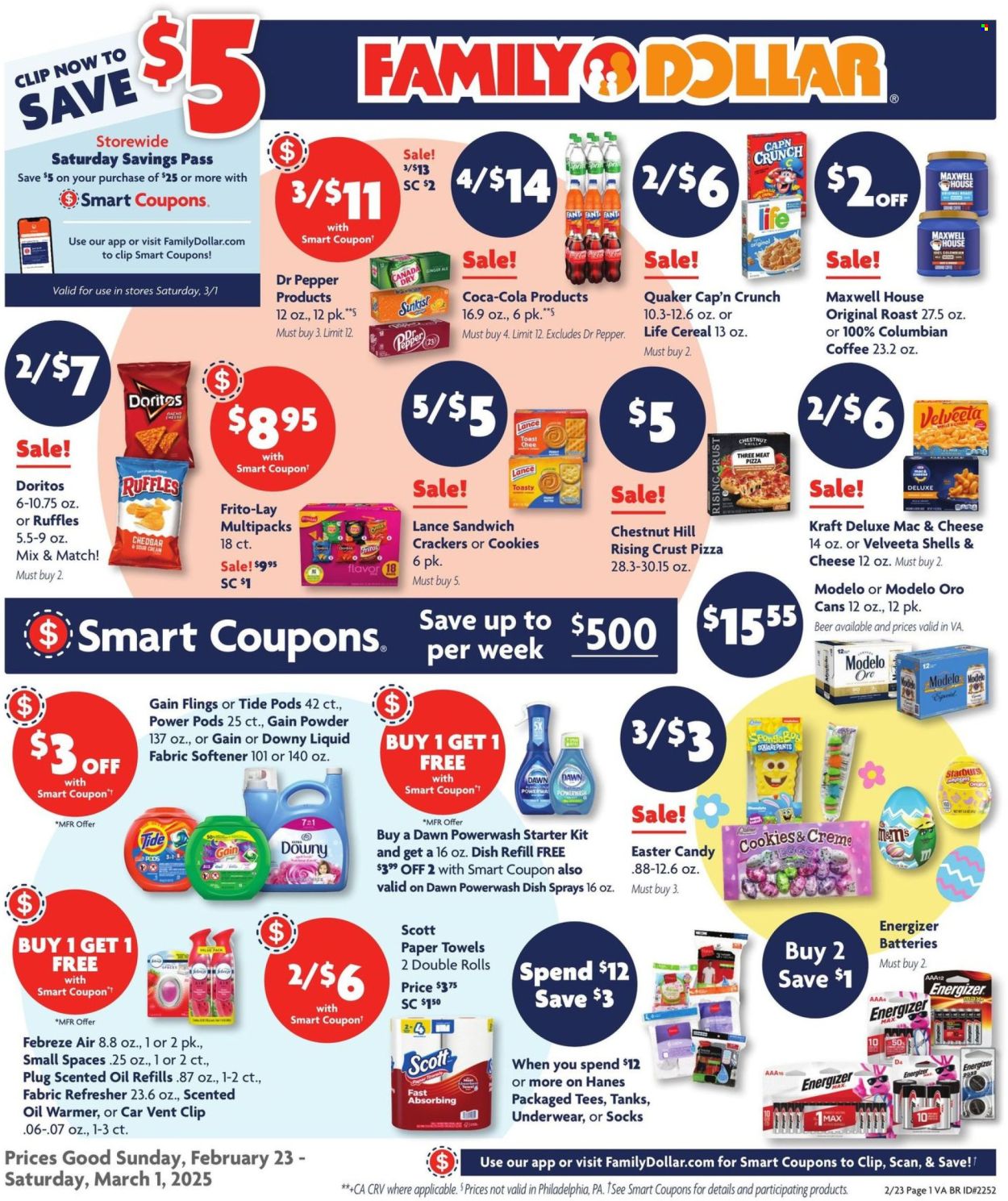 Family Dollar ad - 02/23/2025 - 03/01/2025. Page 1