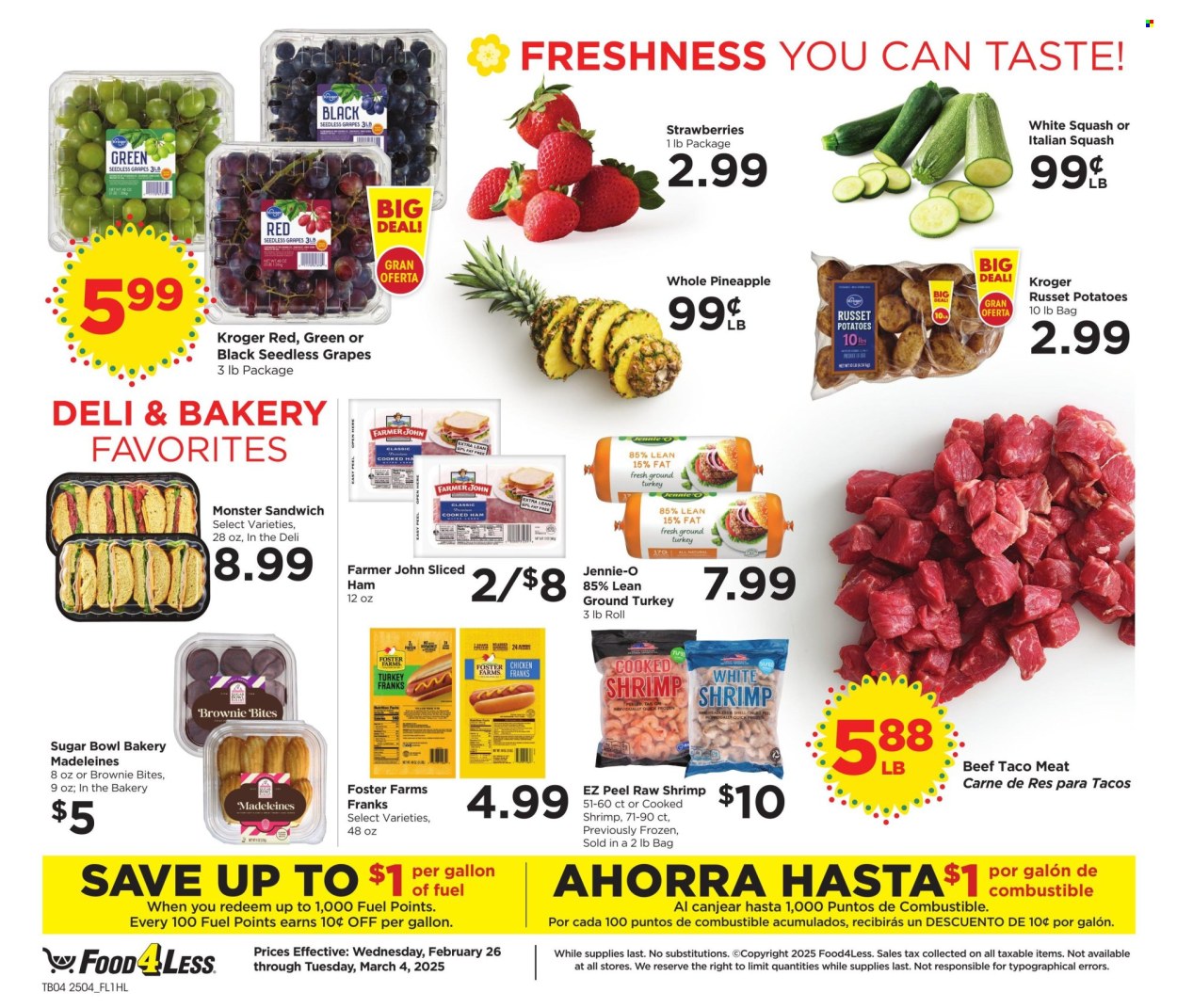 Food 4 Less ad - 02/26/2025 - 03/04/2025. Page 4