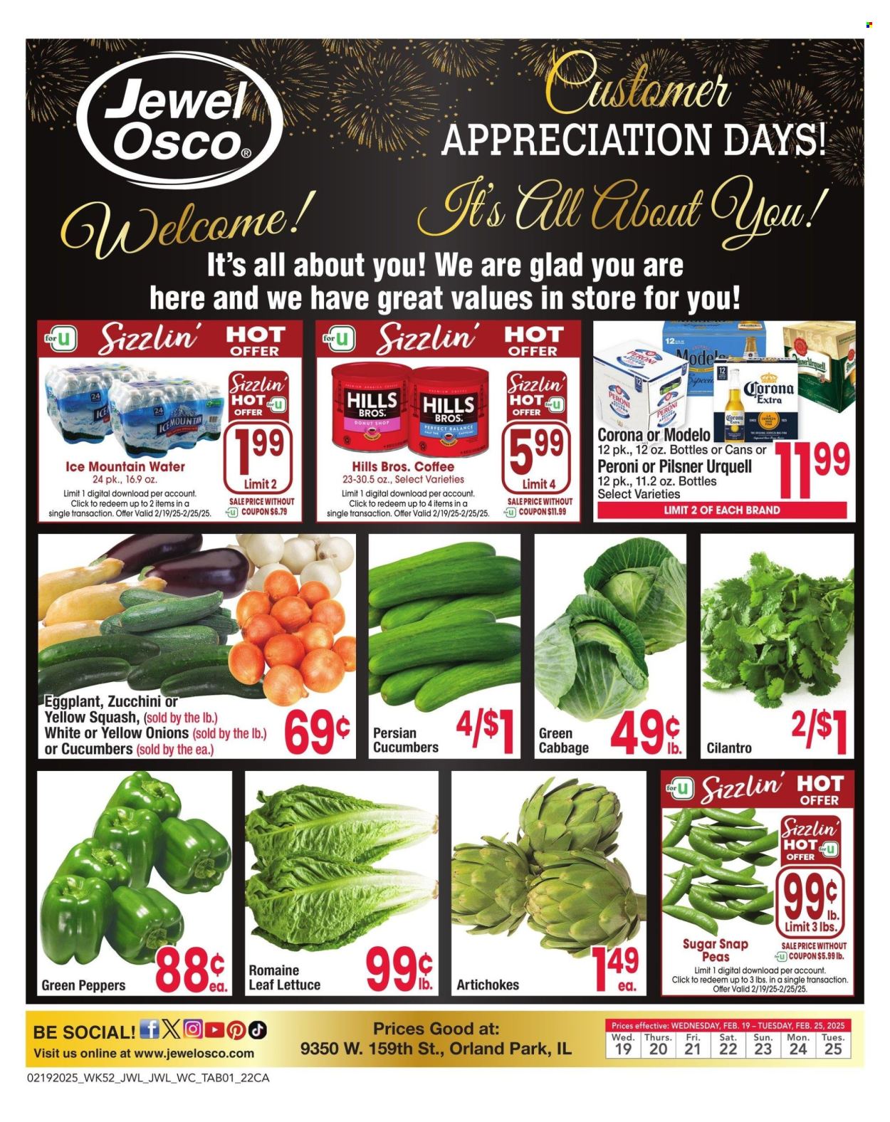 Jewel Osco ad - 02/19/2025 - 02/25/2025. Page 1