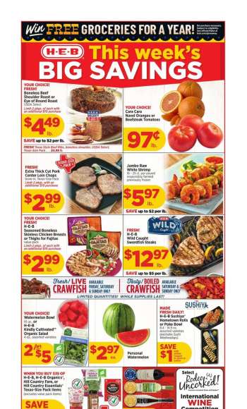 H-E-B Flyer - 02/26/2025 - 03/04/2025.