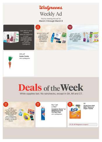 Walgreens Flyer - 03/02/2025 - 03/08/2025.