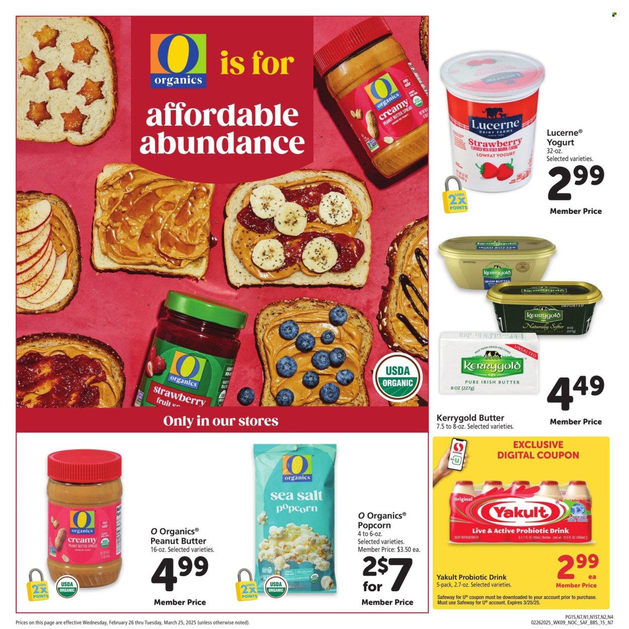Safeway ad - 02/26/2025 - 03/25/2025. Page 15