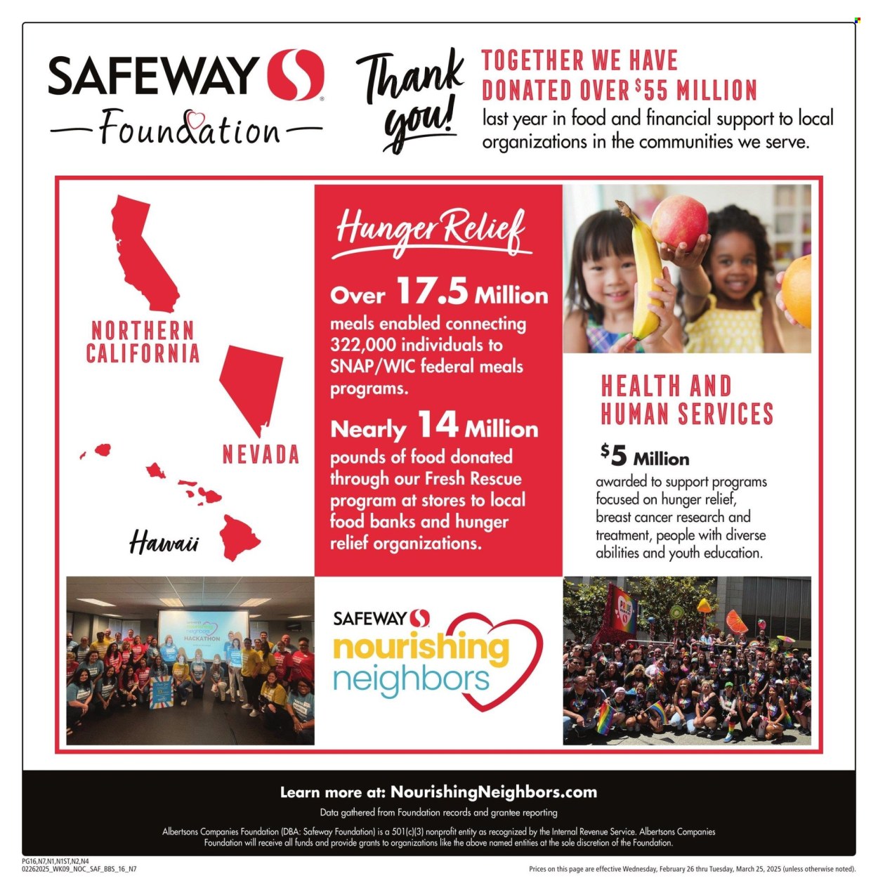 Safeway ad - 02/26/2025 - 03/25/2025. Page 16