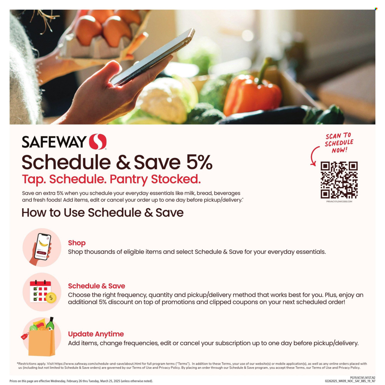 Safeway ad - 02/26/2025 - 03/25/2025. Page 19