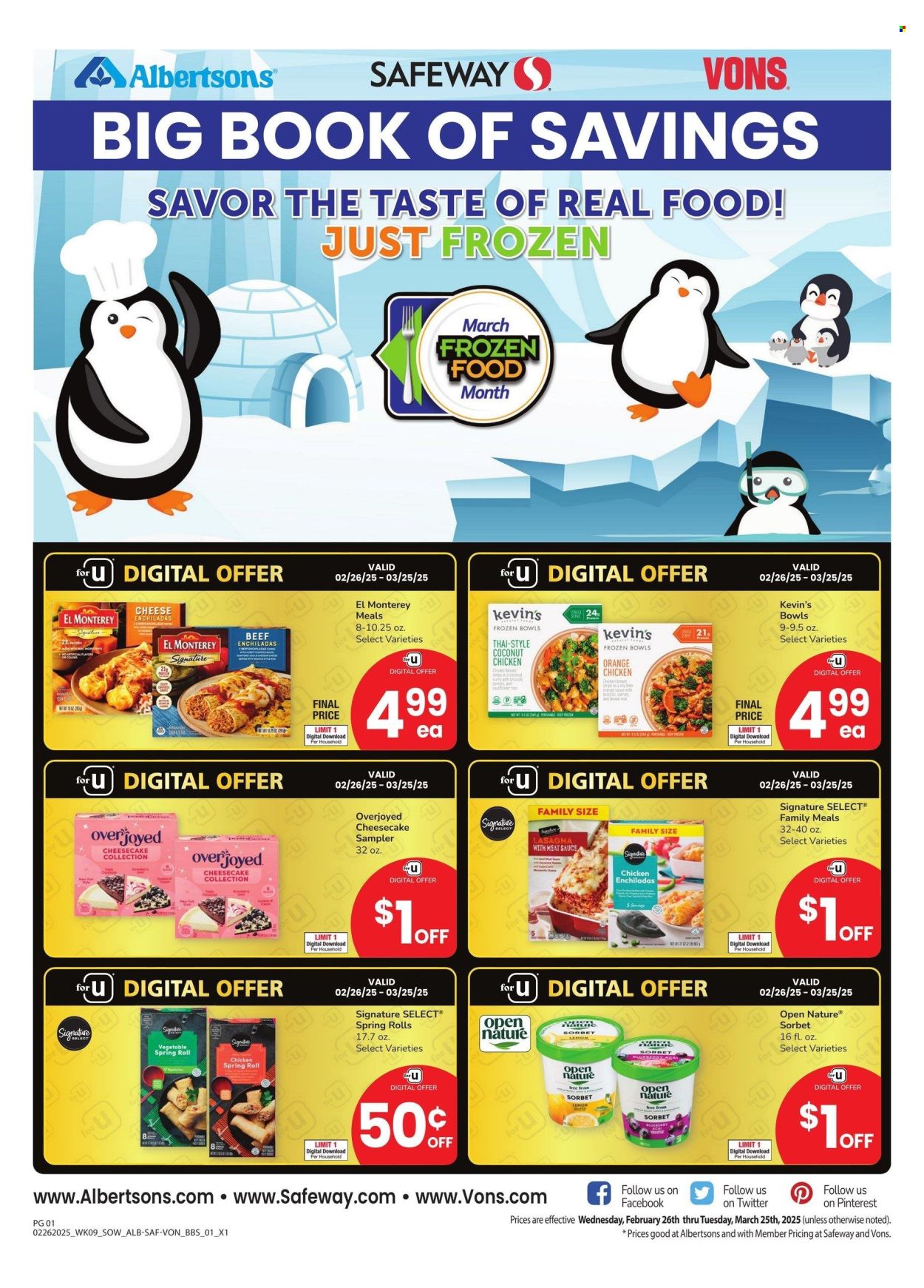 Safeway ad - 02/26/2025 - 03/25/2025. Page 1