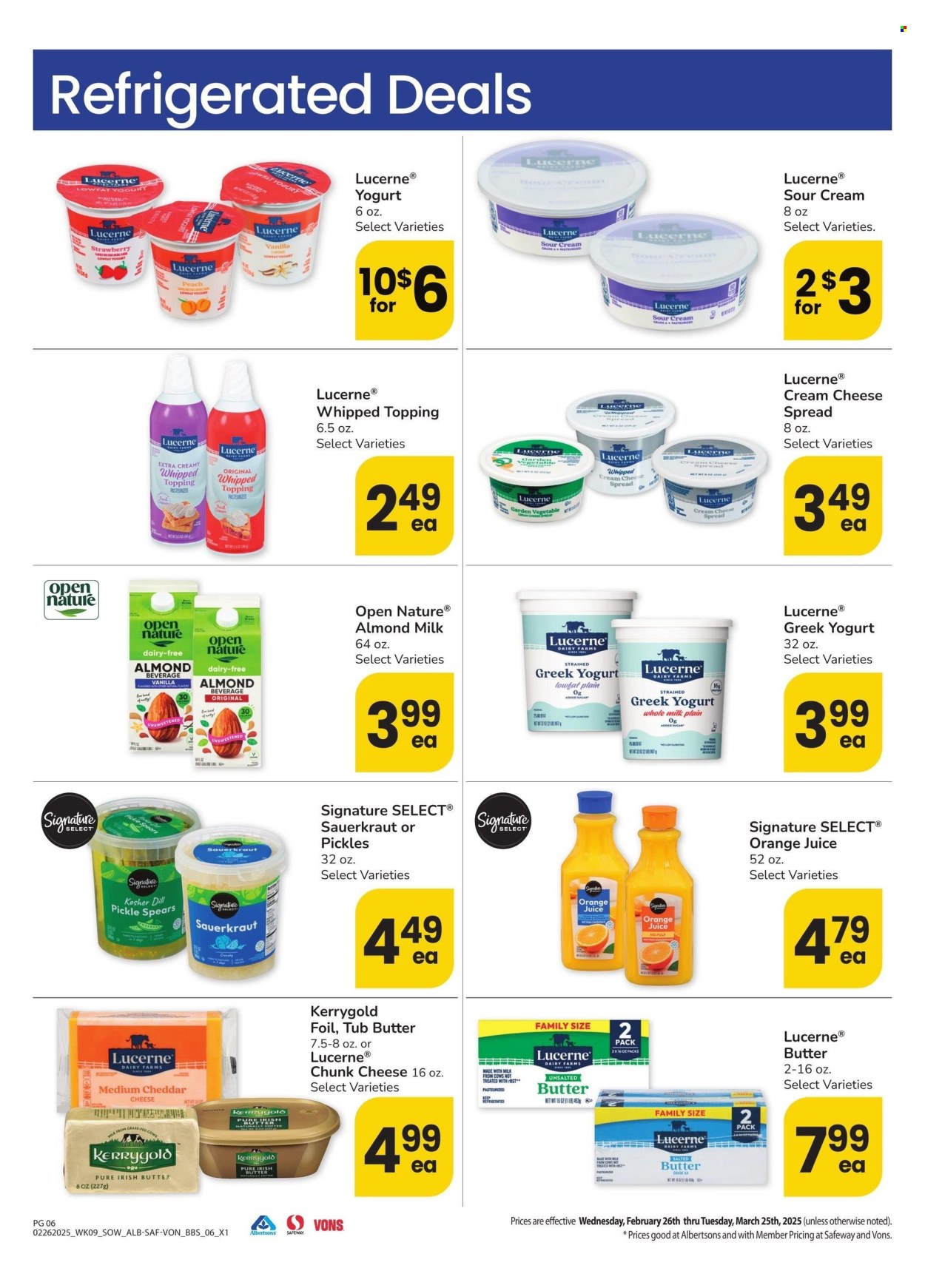 Safeway ad - 02/26/2025 - 03/25/2025. Page 6