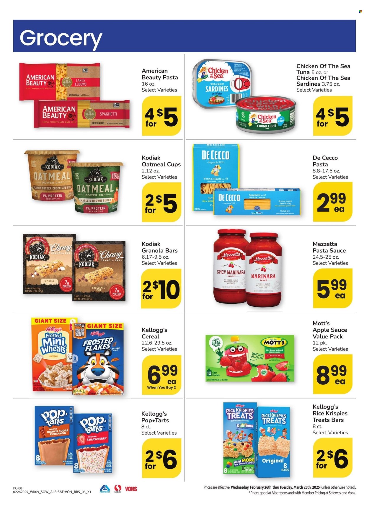 Safeway ad - 02/26/2025 - 03/25/2025. Page 8