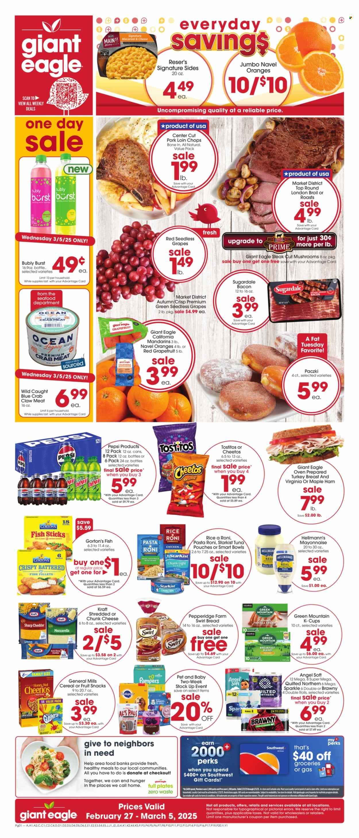 Giant Eagle ad - 02/27/2025 - 03/05/2025. Page 1