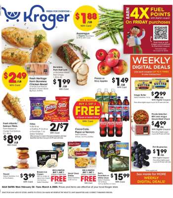 Kroger Flyer - 02/26/2025 - 03/04/2025.