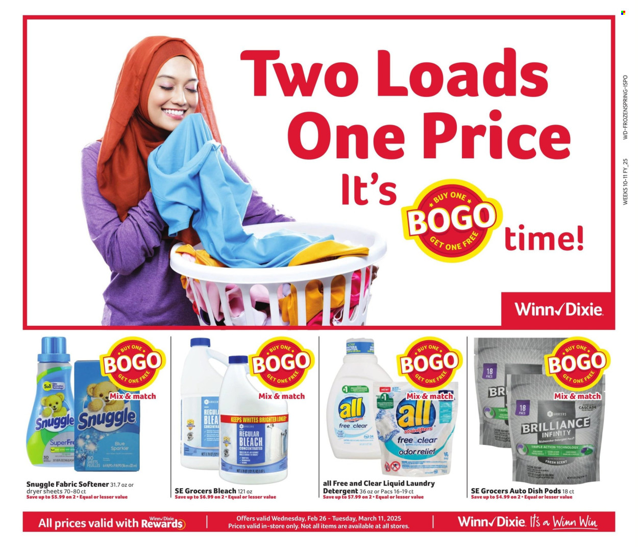 Winn Dixie ad - 02/26/2025 - 03/11/2025. Page 8