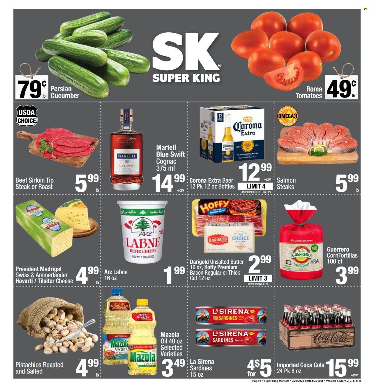 Super King Markets ad - 02/26/2025 - 03/04/2025. Page 1