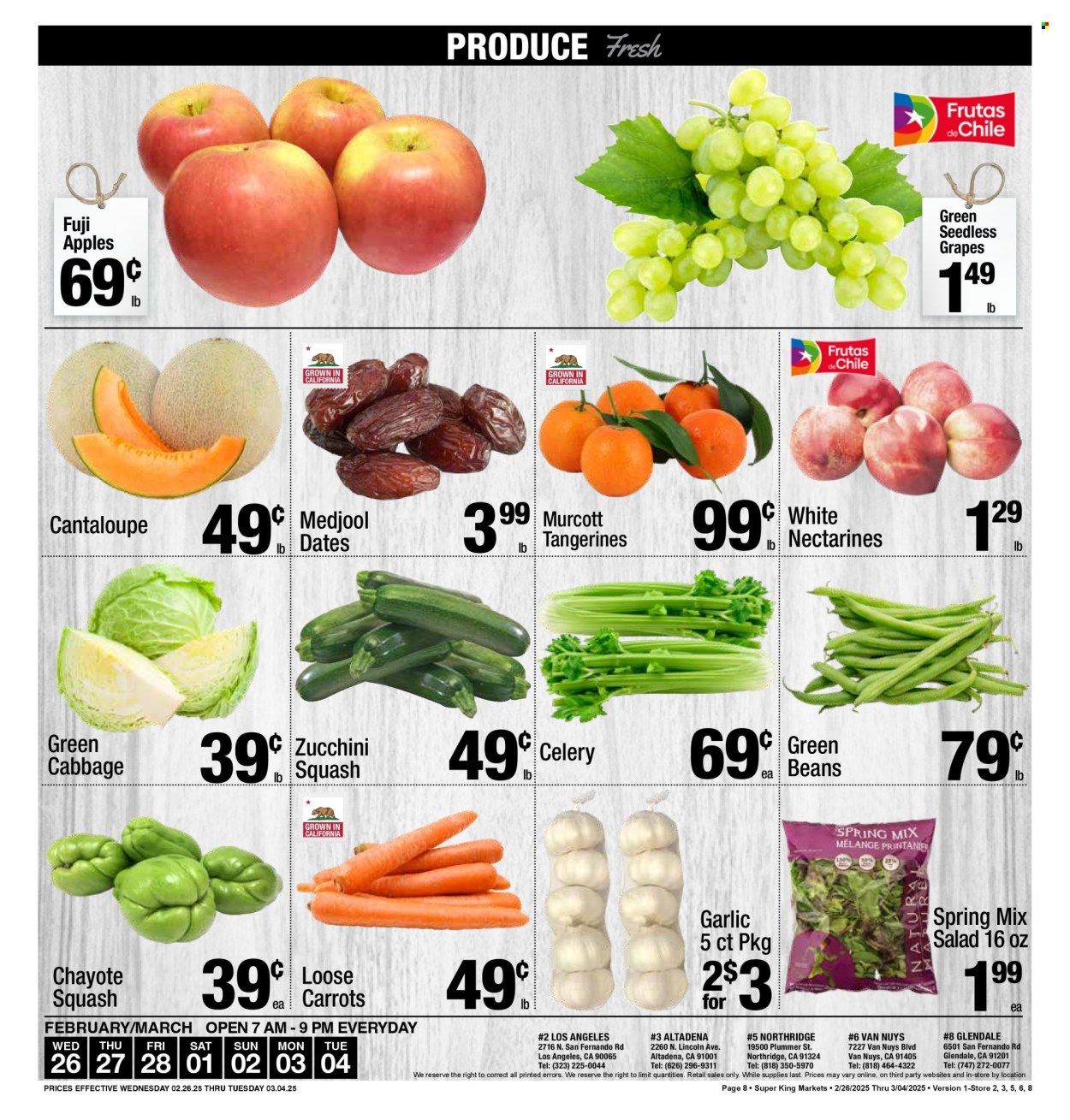 Super King Markets ad - 02/26/2025 - 03/04/2025. Page 8