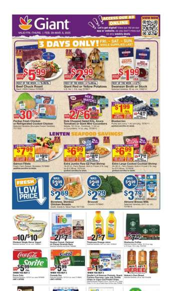 Giant Food Flyer - 02/28/2025 - 03/06/2025.