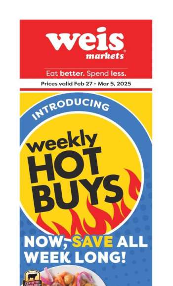 Weis Flyer - 02/27/2025 - 03/05/2025.