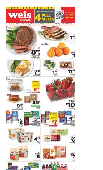 Weis Flyer - 02/27/2025 - 03/26/2025.